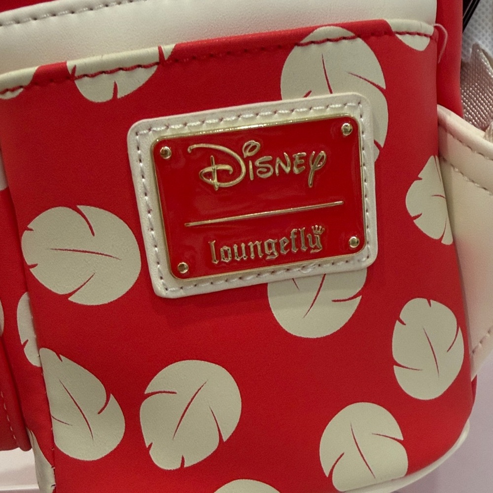 Loungefly Disney Lilo & Scrump Red and Green Backpack - Picture 2 of 6
